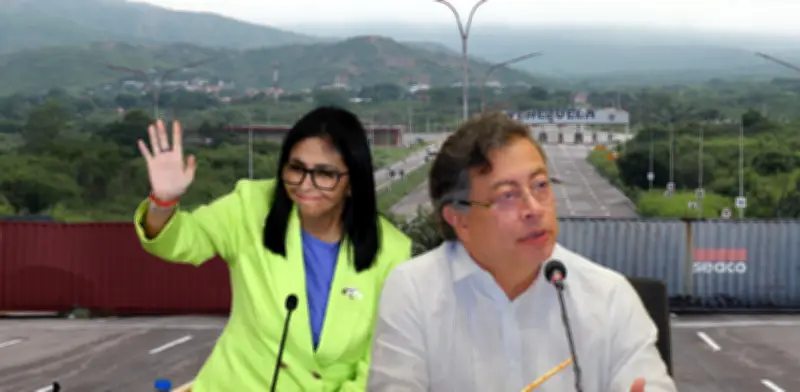 Delcy Rodríguez rechaza propuesta de Petro de arancel cero con Colombia por sanciones de EE.UU.