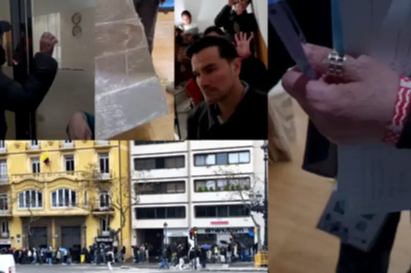Denuncian caos electoral en consulado de Colombia en Valencia por mesas insuficientes