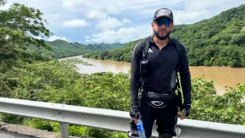 Deportista antioqueño patina casi 1.000 km desde Medellín hasta La Guajira