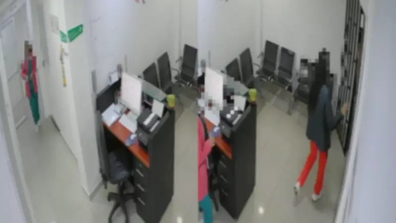 Depredador sexual desnudo aterroriza laboratorio clínico en Bogotá