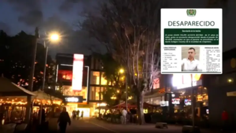 Desaparición de ingeniero en Bogotá: familia teme por paseo millonario tras salir de casino
