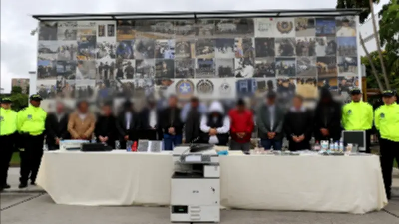 Desarticulan red de falsificación de moneda en Bogotá con apoyo del Servicio Secreto de EE.UU.