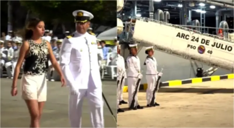 Designación de Antonella Petro como madrina de patrullera naval genera debate en Colombia