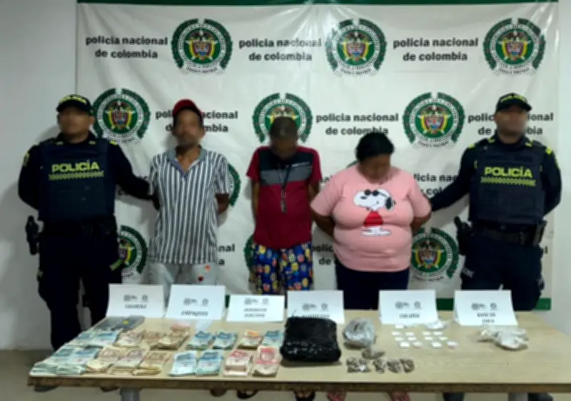 Desmantelan punto de venta de drogas en Bayunca: capturan a tres expendedores con amplio historial