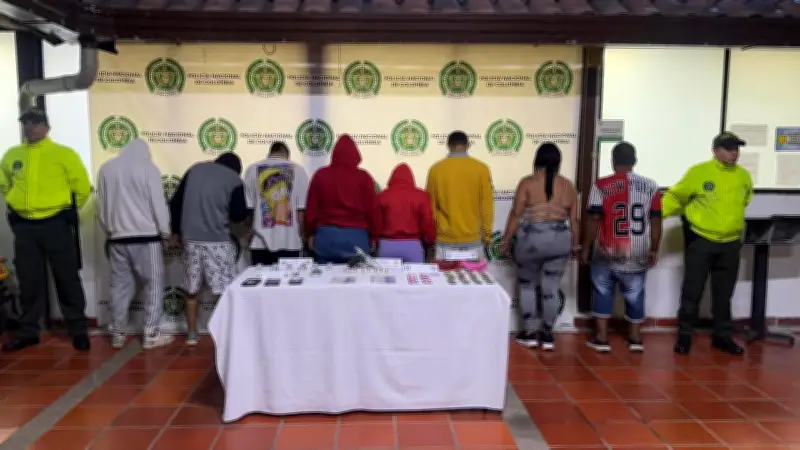 Desmantelan red de microtráfico 'La Ollada' en Bucaramanga con ocho capturados