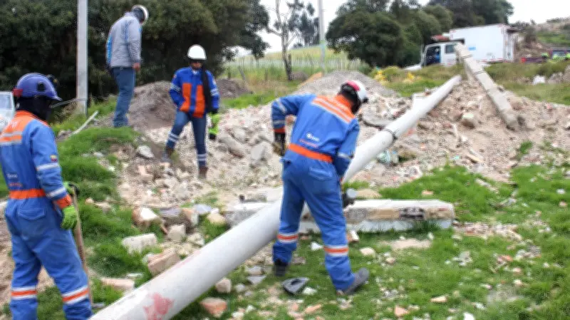 Desmantelan red de postes ilegales en Usme que alimentaba estafas de tierreros