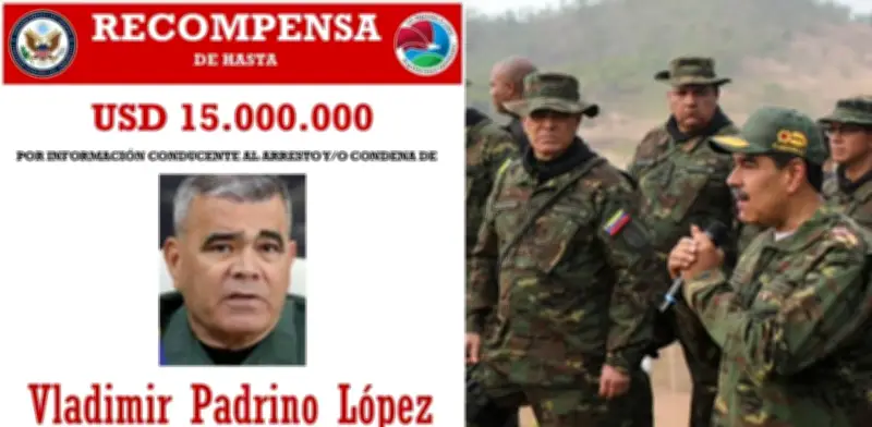 Destitución de Vladimir Padrino López reaviva señalamientos militares en acusación de EE.UU. contra Maduro