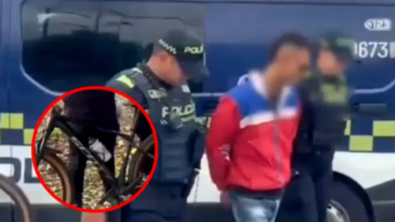 Detenido en Bogotá por intentar subir bicicleta robada a TransMilenio: detalle clave permitió captura