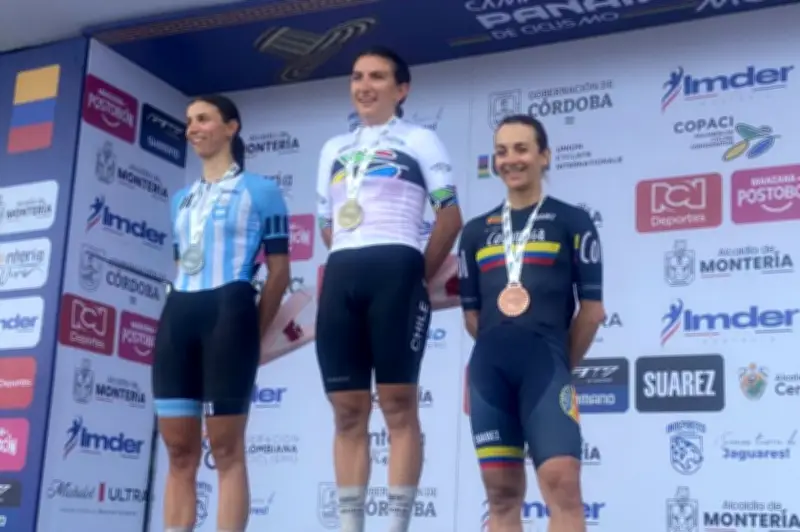 Diana Peñuela gana bronce en Panamericano de Ruta y Colombia lidera medallero
