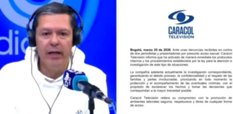 Director de Noticias Caracol responde a denuncias de acoso sexual contra dos periodistas