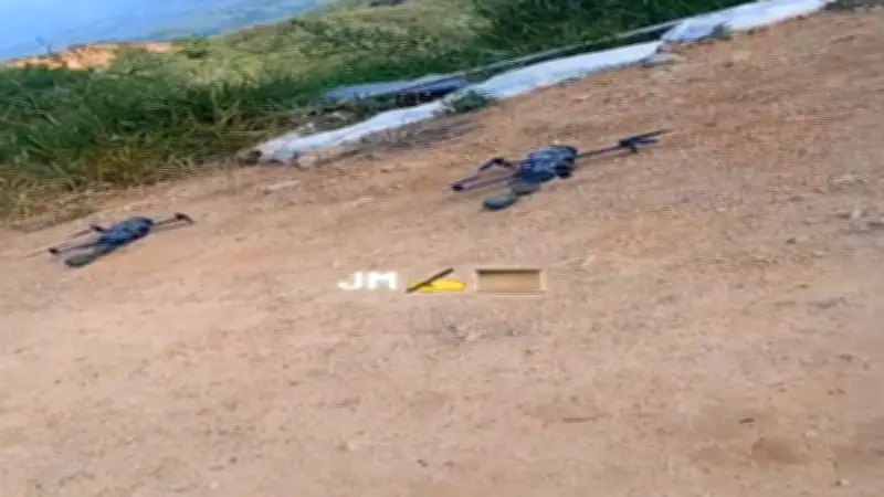 Disidencias reaparecen con intimidación: drones con explosivos en zona rural de Jamundí, Valle