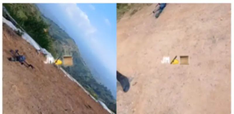 Disidentes del frente 'Jaime Martínez' entrenan con drones en cancha de fútbol rural de Jamundí