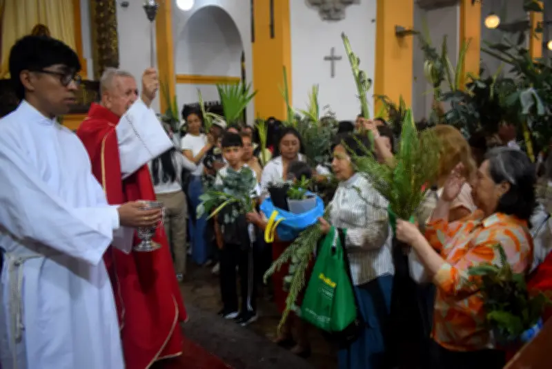 Domingo de Ramos en Popayán: llamado al perdón y reconciliación marca inicio de Semana Santa