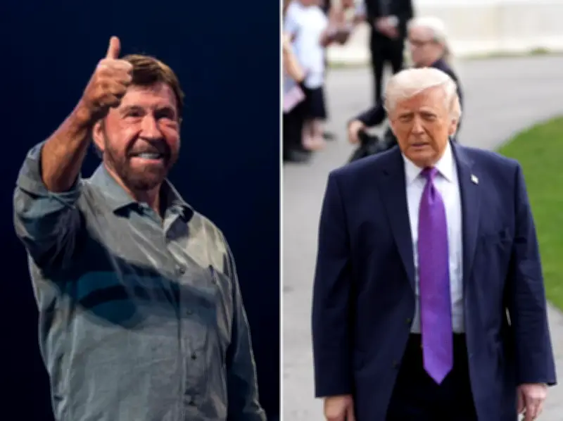 Donald Trump lamenta desde la Casa Blanca el fallecimiento de Chuck Norris a los 86 años
