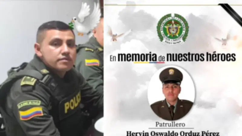 Dos presuntos asesinos del patrullero Orduz Pérez se entregan voluntariamente en Santander