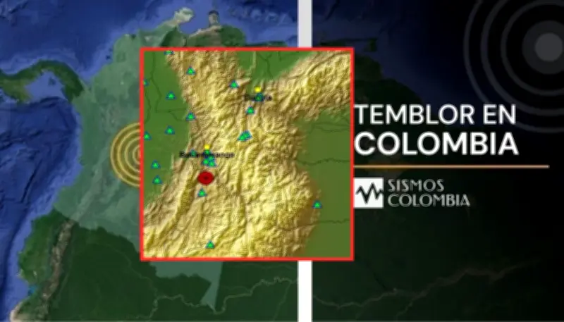 Dos sismos sacuden Colombia en menos de dos horas: uno en Santander y otro en Valle