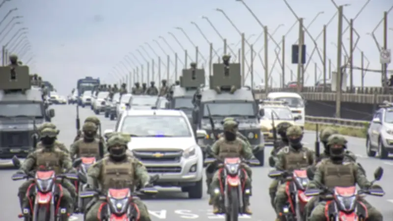 Ecuador despliega 75.000 efectivos en ofensiva antinarcóticos de 15 días con apoyo de EE.UU.