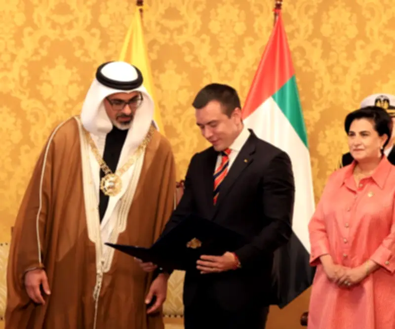 Ecuador firma acuerdo comercial con Emiratos Árabes Unidos en medio de tensiones regionales