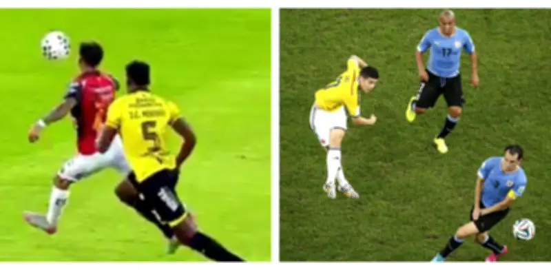 Ecuador revive el gol histórico de James Rodríguez: viralizan réplica en LigaPro