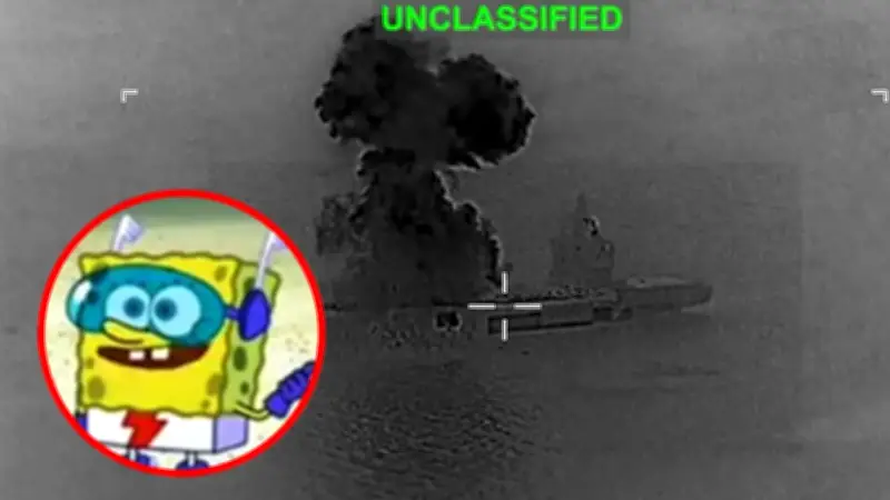 EE.UU. usa meme de Bob Esponja para promocionar ataques a Irán en redes sociales