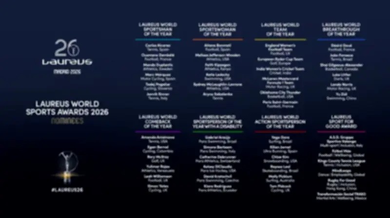 Egan Bernal nominado a Premios Laureus 2026 tras superar accidente casi fatal