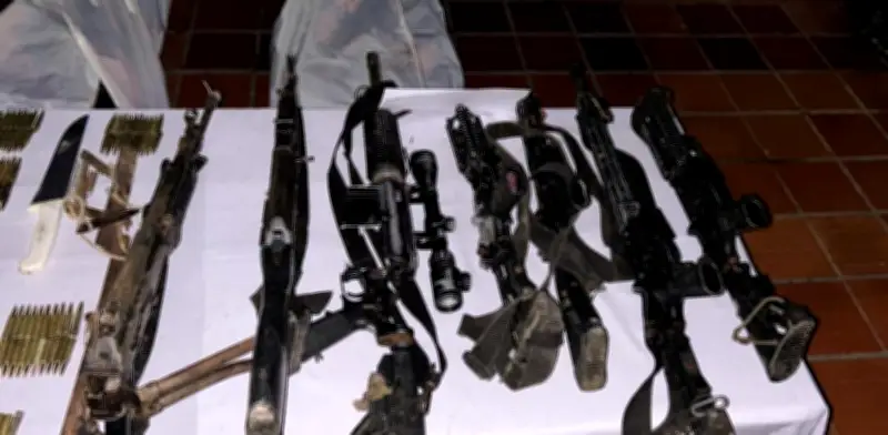 Ejército desmantela centro de entrenamiento criminal en Bolívar con drones y explosivos