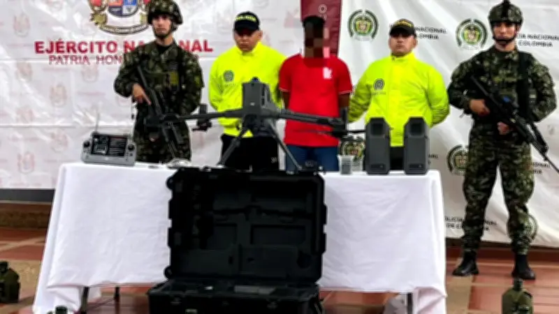 Ejército incauta dron de última tecnología del ELN valorado en 70 millones de pesos