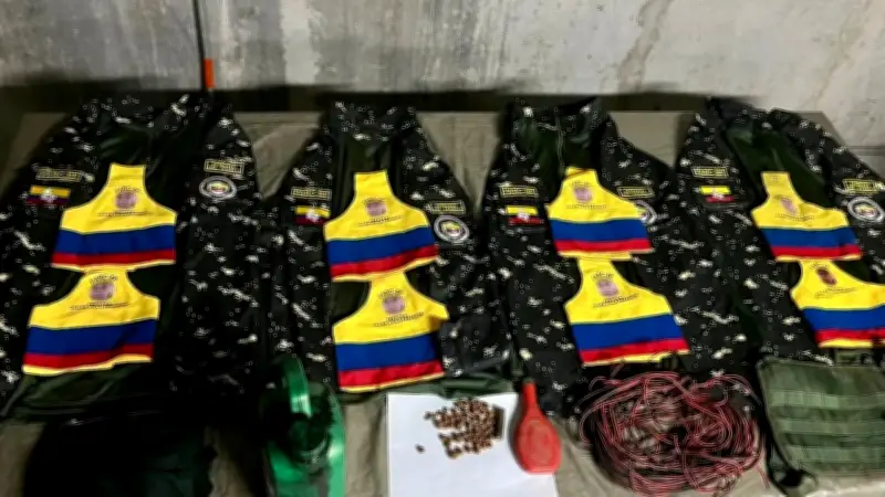 Ejército incauta elementos y explosivos a disidencias de Calarcá en San Andrés de Cuerquía