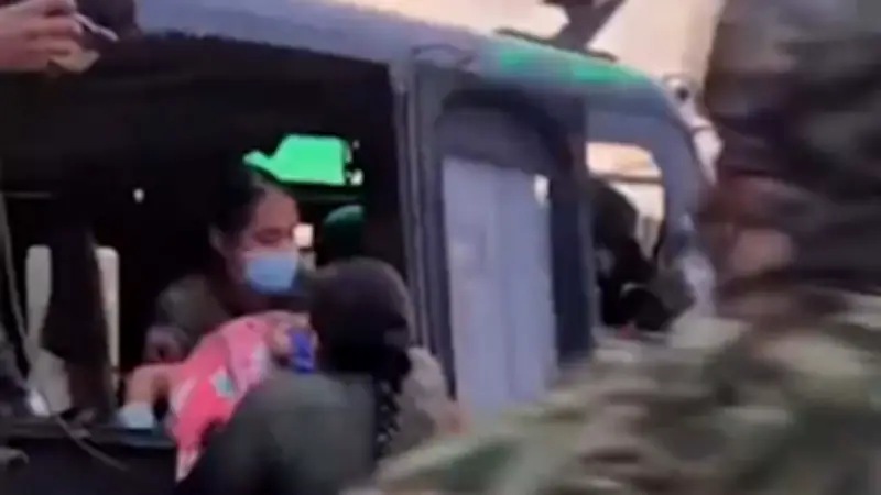 Ejército rescata a bebé de 8 meses sepultada por pared colapsada en Vichada