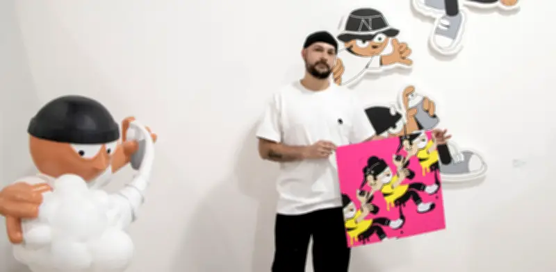 El artista mexicano Ouer presenta 'Goteo', su primera exposición en Bogotá