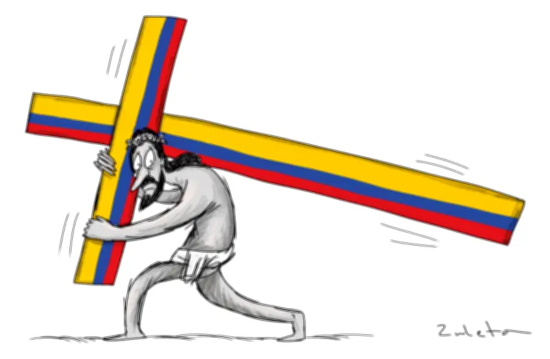 El Viacrucis Colombiano: Una Crónica de la Violencia y la Desesperanza