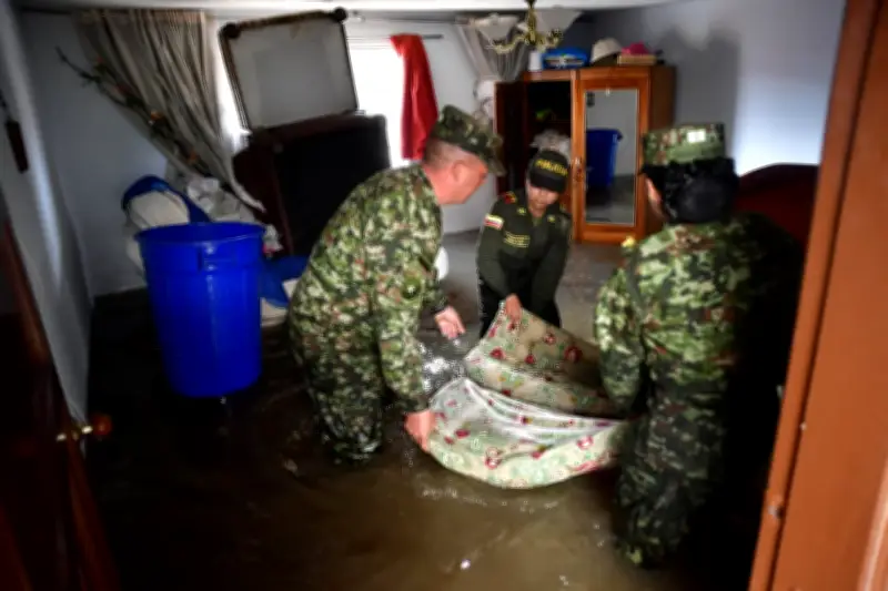 Emergencia en Facatativá: Lluvias intensas afectan a 3.230 damnificados en 15 barrios