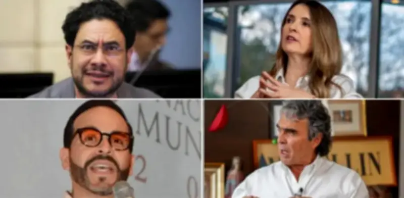Encuesta revela los candidatos con mayor rechazo electoral en Colombia para 2026