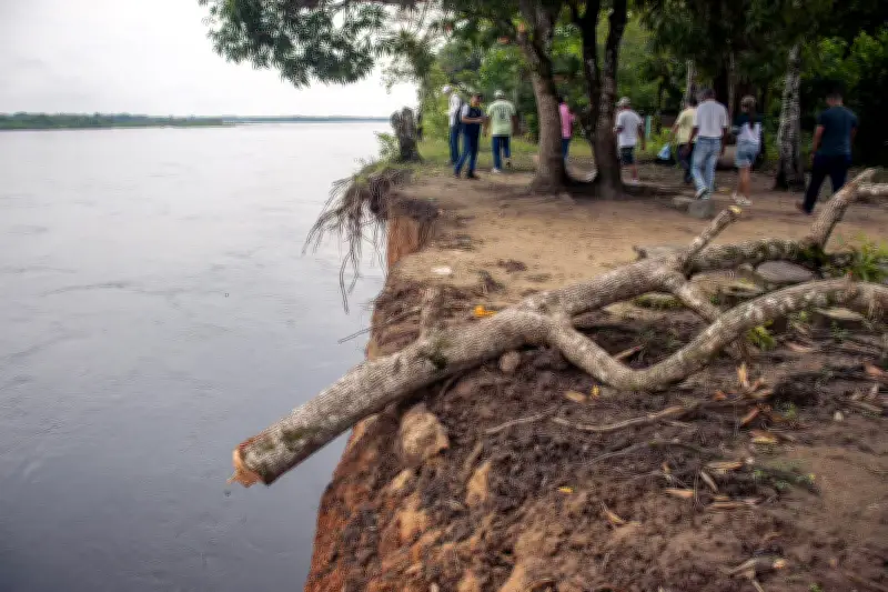 Erosión del río Magdalena amenaza con desaparecer corregimiento en Barrancabermeja