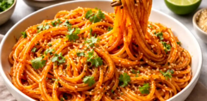 Espaguetis con salsa picante coreana en 15 minutos: receta fácil con gochujang