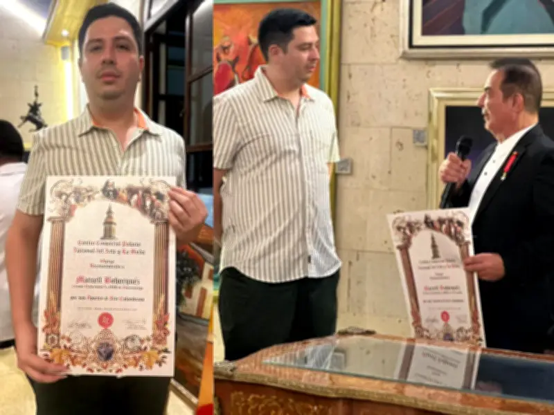 Estudiante de la UIS recibe reconocimiento en Palacio Nacional del Arte y Moda de Medellín