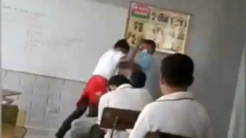 Estudiante de séptimo grado agrede a profesor en colegio de Barranquilla