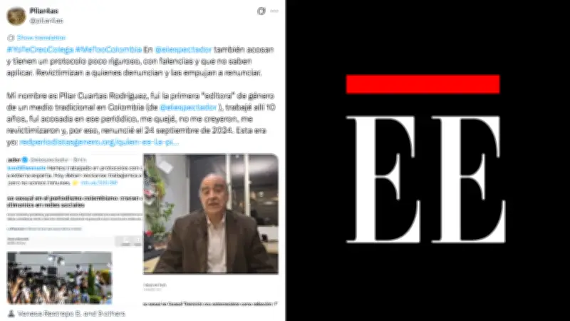Exeditora de género denuncia fallas en protocolo contra acoso en El Espectador