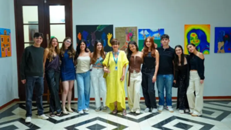 Exposición artística del Colegio Panamericano ilumina la Casona UNAB en Bucaramanga
