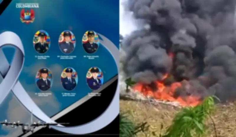 FAC confirma muerte de seis tripulantes en accidente aéreo de Putumayo: víctimas ascienden a 66