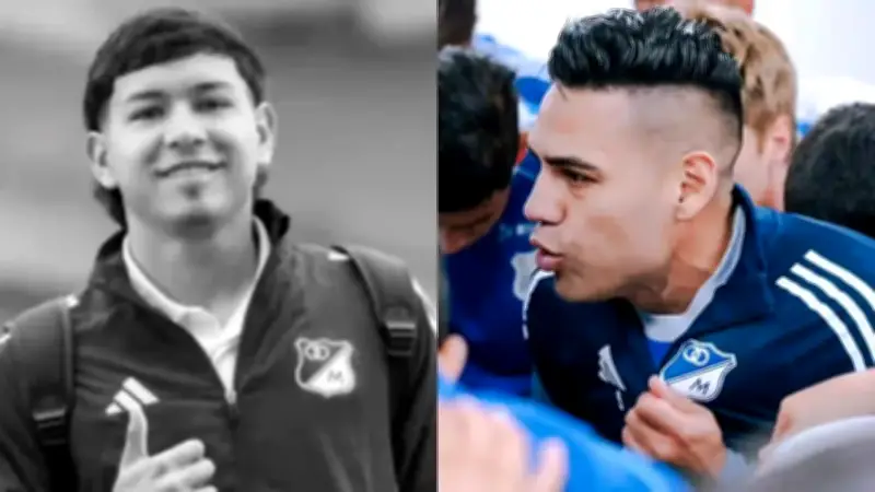 Falcao García expresa profundo dolor por muerte de Santiago Castrillón, promesa de Millonarios