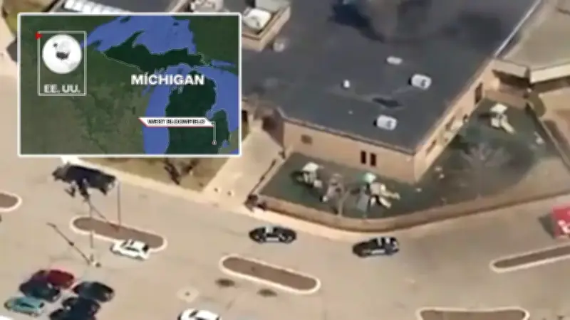 Fallece atacante que asaltó sinagoga en Michigan con armas y vehículo