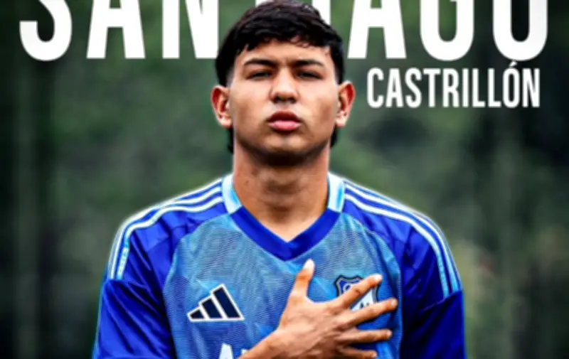 Fallece Santiago Castrillón, promesa de Millonarios, tras colapsar en clásico Sub-20