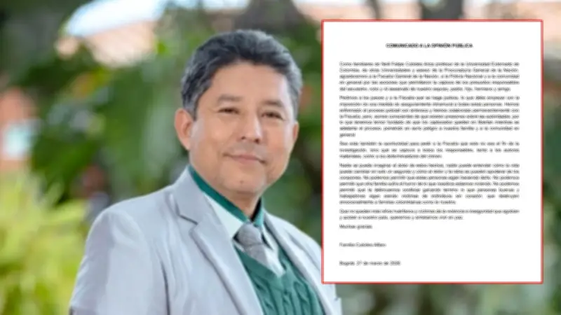 Familia Cubides exige medidas de aseguramiento para capturados por crimen de profesor