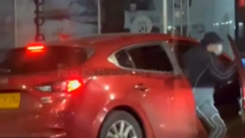 Familia es víctima de violento robo de vehículo en el norte de Bogotá