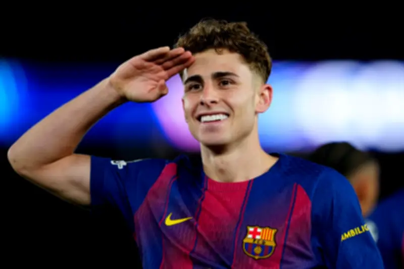 Fermín López celebra histórico 7-2 del Barcelona ante Newcastle en Liga de Campeones