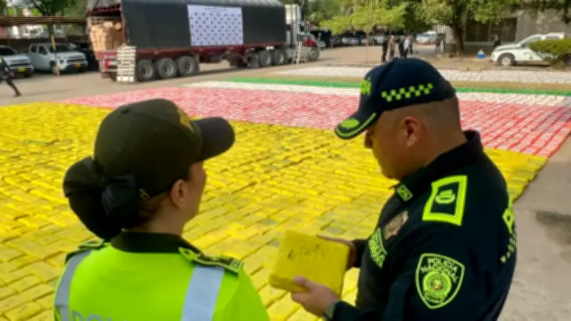 Frustran envío de droga desde Bogotá hacia La Guajira en Santander