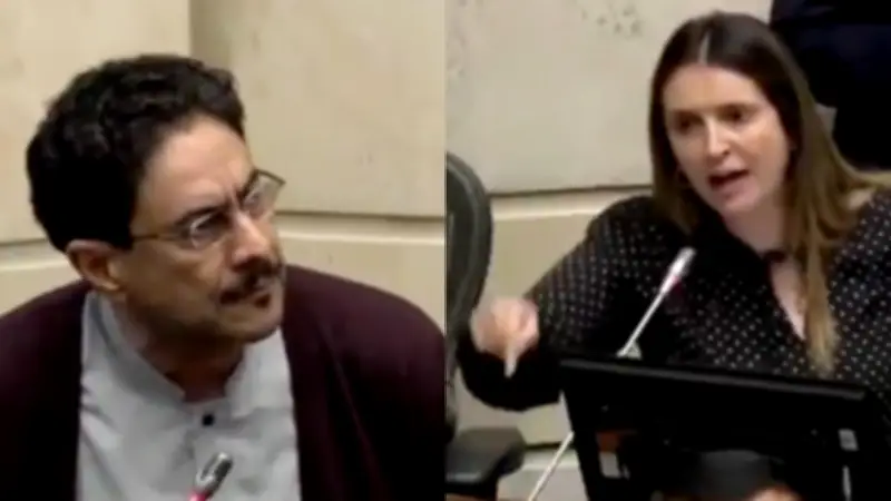 Fuerte enfrentamiento verbal entre Cepeda y Valencia en instalación del Senado