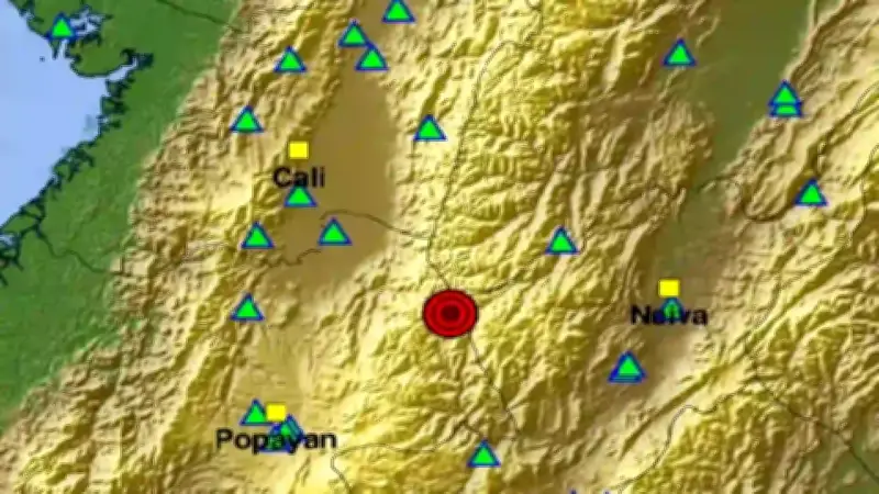 Fuerte temblor de magnitud 4 sacude el Cauca en la mañana del 3 de marzo de 2026