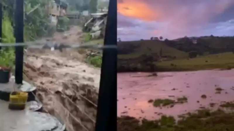 Fuertes lluvias causan inundaciones y emergencias en el Eje Cafetero